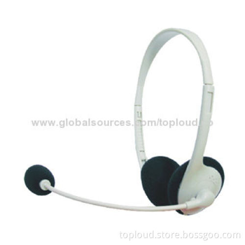 Headphone for Smartphone with 40mm Speaker Diameter, 20Hz to 20kHz Frequency Response
